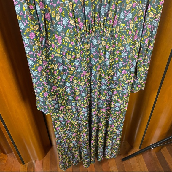 Boden Jersey Midi Tea Dress Chatsworth Green, Lotus Petal - Size 16/18 Regular - Picture 13 of 13